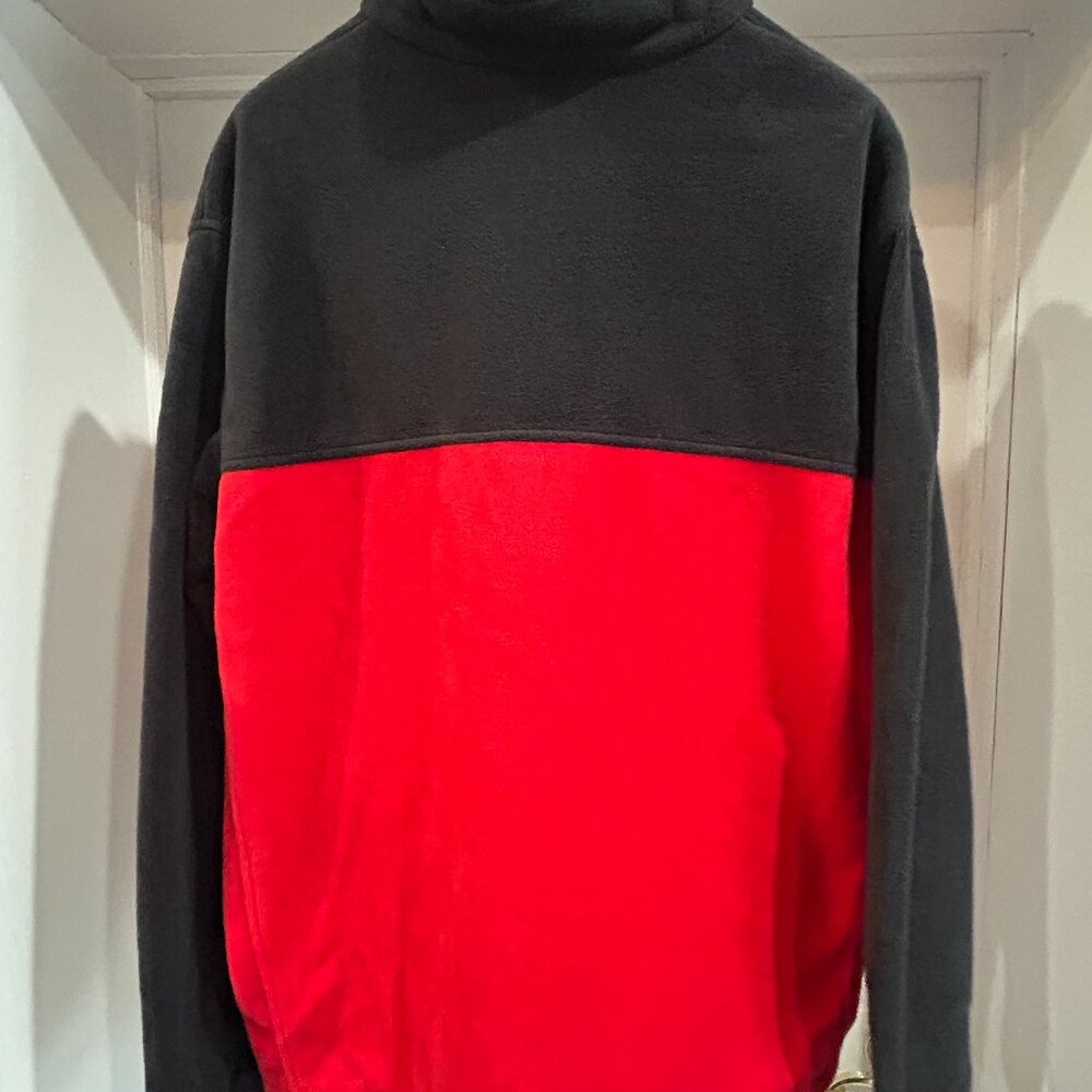 Columbia Fleece All Zip Jacket - Red/Black - Men's XXL - Picture 3 of 5